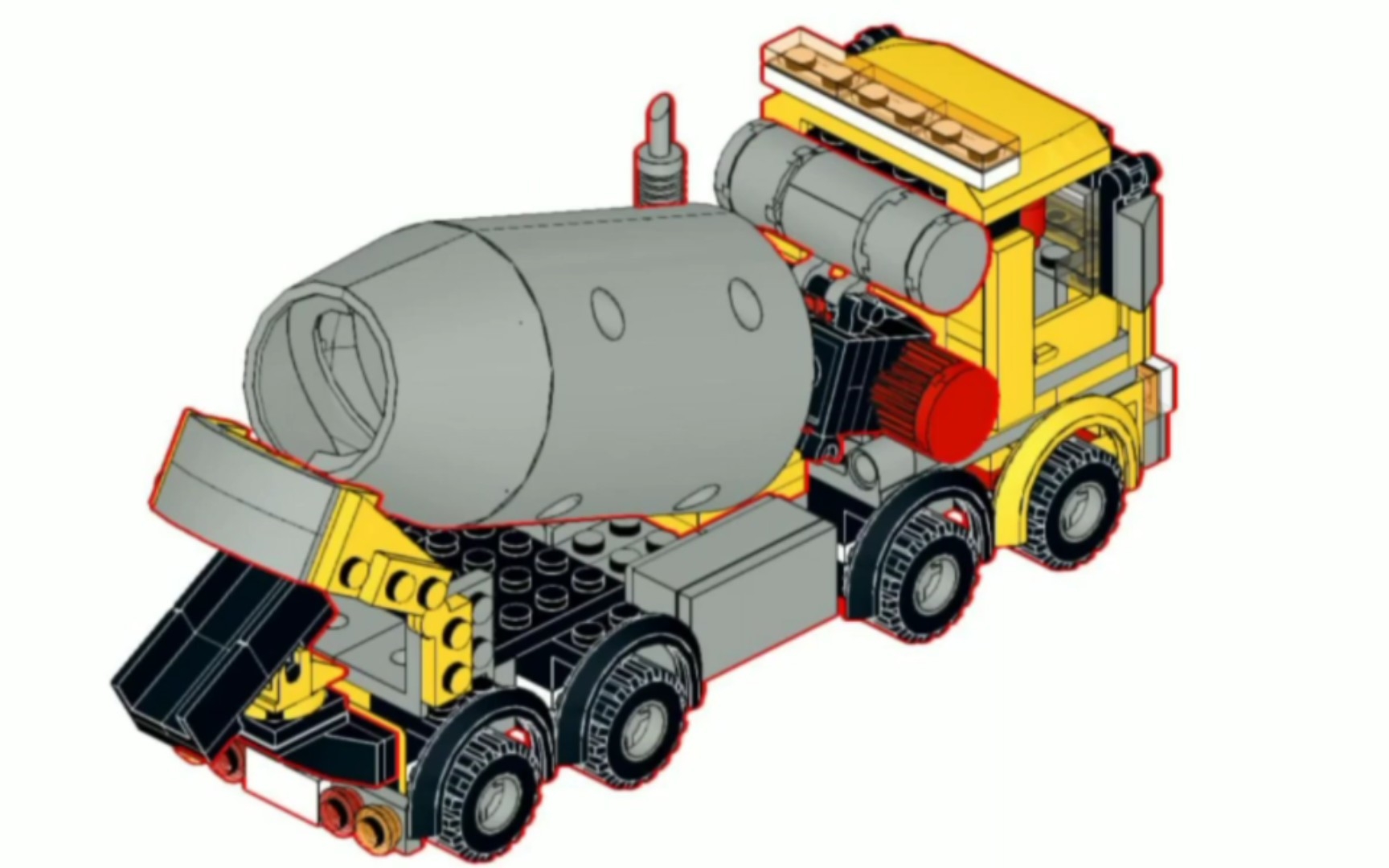 乐高60018核心特殊件更换moc