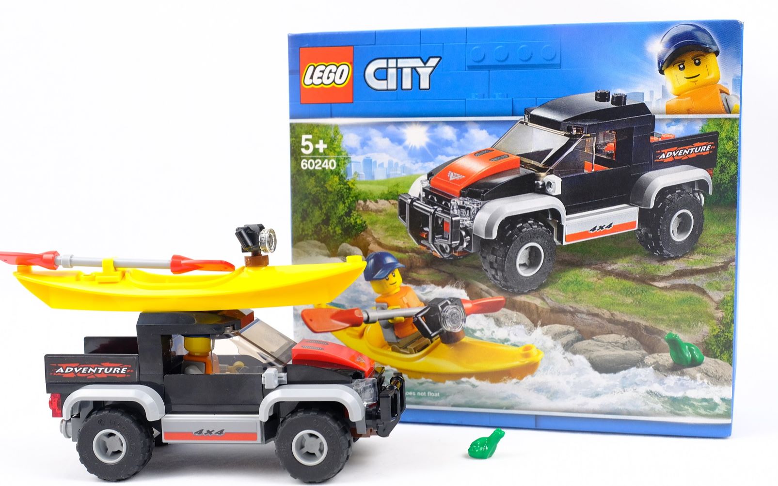 乐高搭建乐高城市组60240皮划艇探险评测