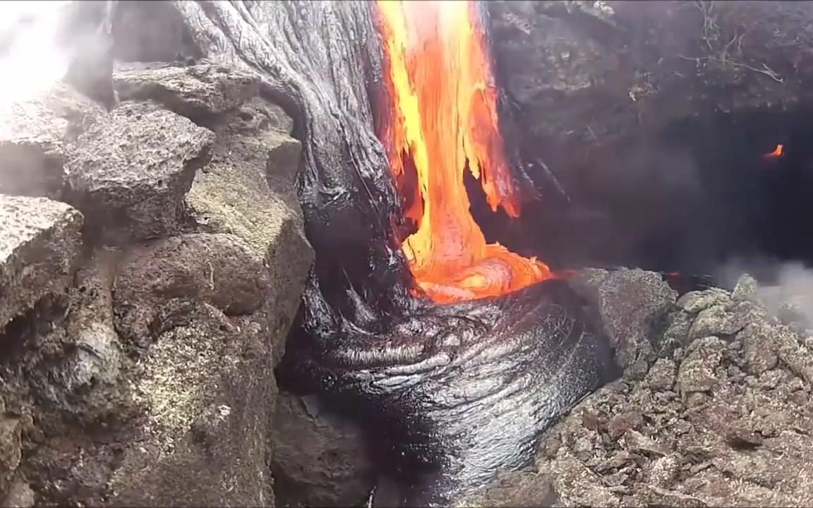 火山岩浆势不可挡的壮美哔哩哔哩bilibili