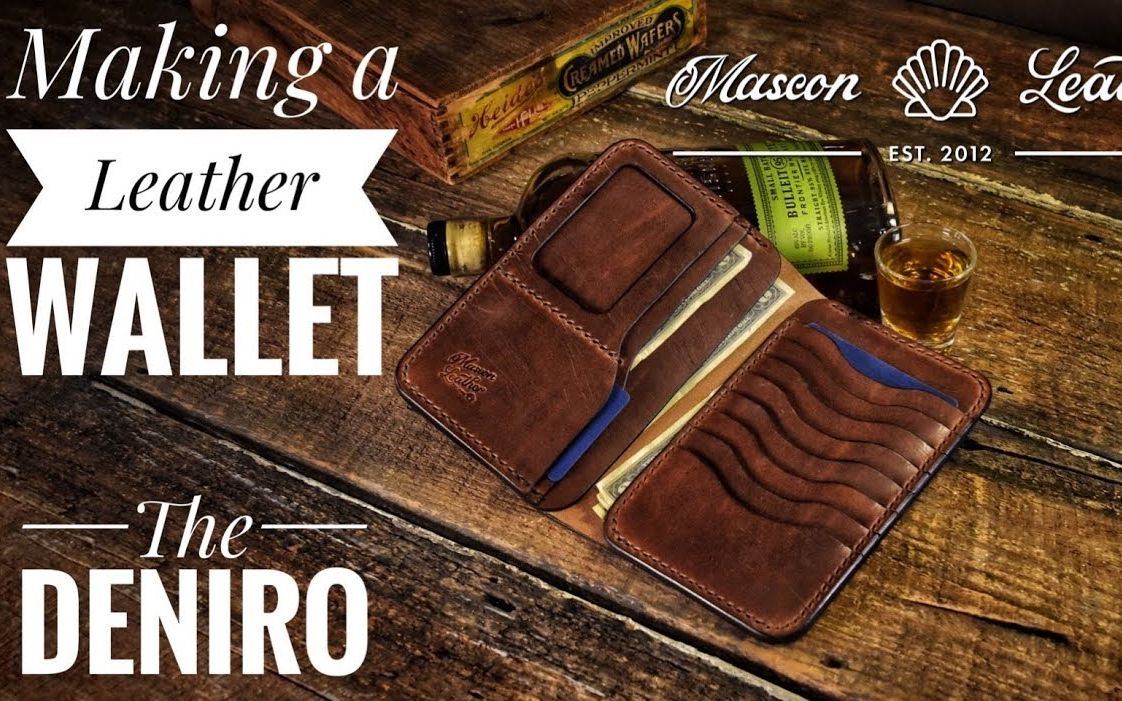 Mascon Leather / 制作一款皮革钱包 DeNiro Wallet~哔哩哔哩bilibili