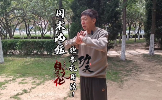 八极拳小架"抱拳礼"用法1