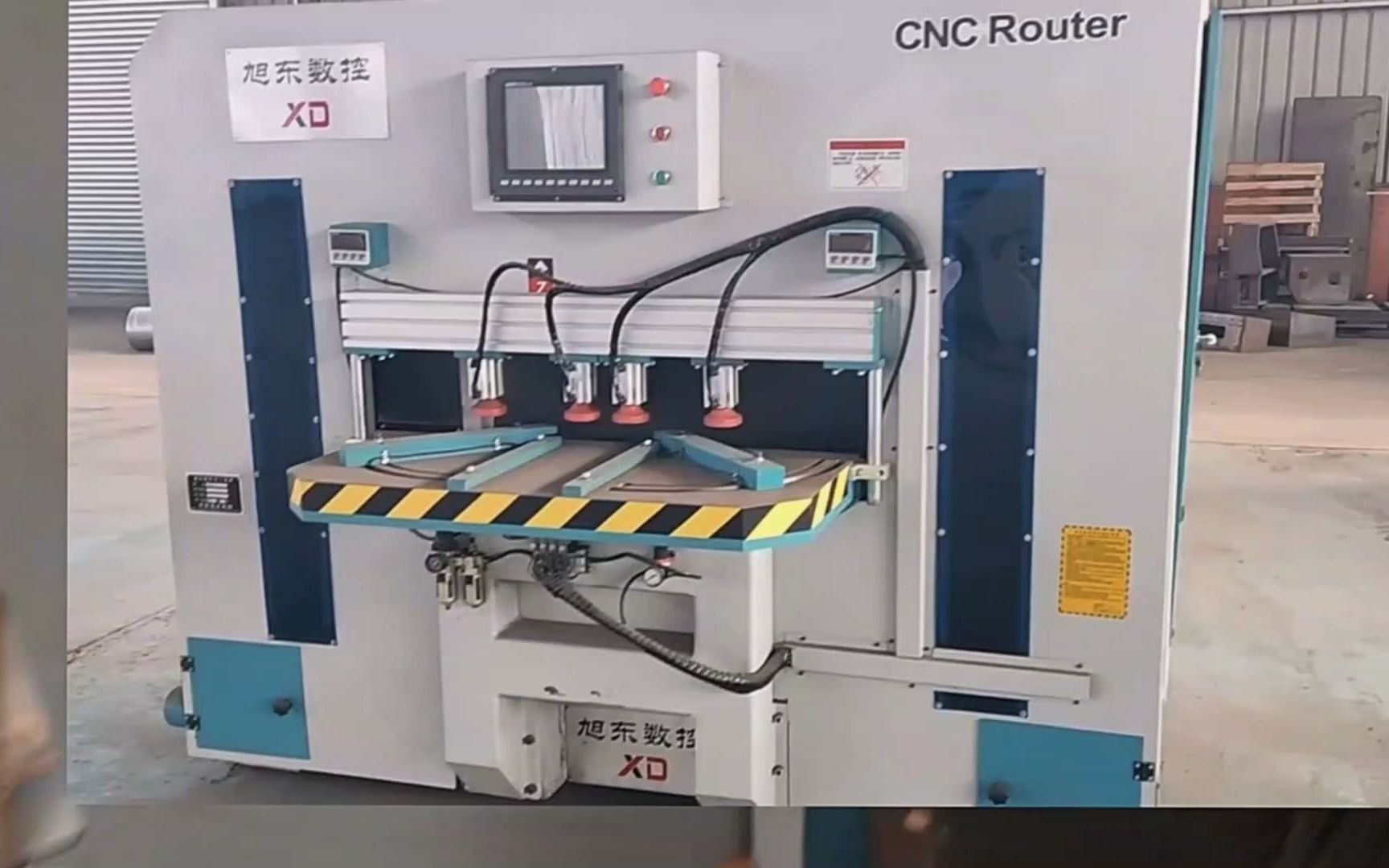 双端数控榫头机 圆榫开榫机操作全过程讲解