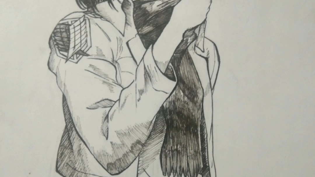 前不久画的三笠