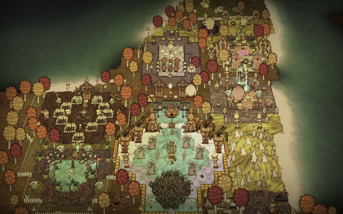 饥荒联机基地分享半岛庄园随机大小legion神话书说哈姆雷特建筑