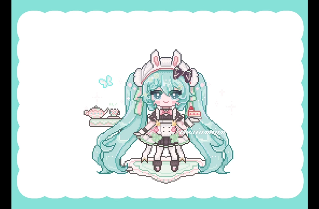 爱言叶初音像素输入法皮肤