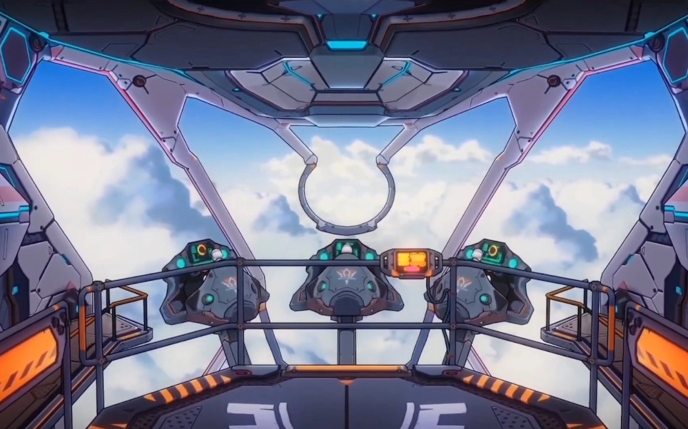 崩坏3舰桥拆分绿幕素材