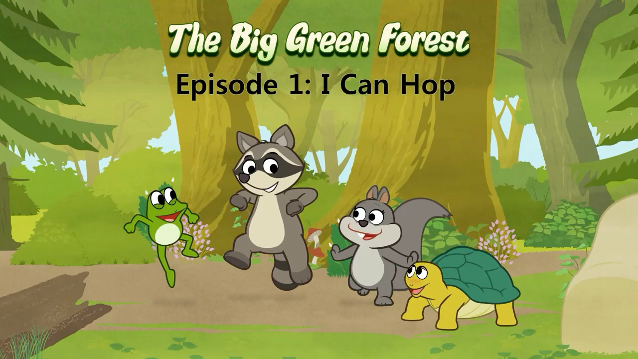 [图]The  Big Green Forest（1-6集，共24集）英语启蒙动画片 视频+音频+pdf故事书