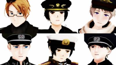 [图]【APH MMD】6人 Overprotected