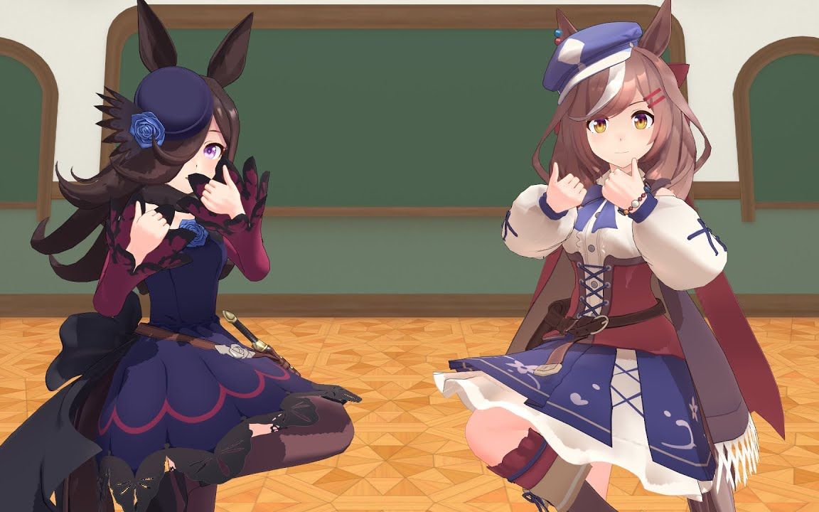 【赛马娘mmd】米浴&诗歌剧 - ポッピンキャンディ☆フィーバー!