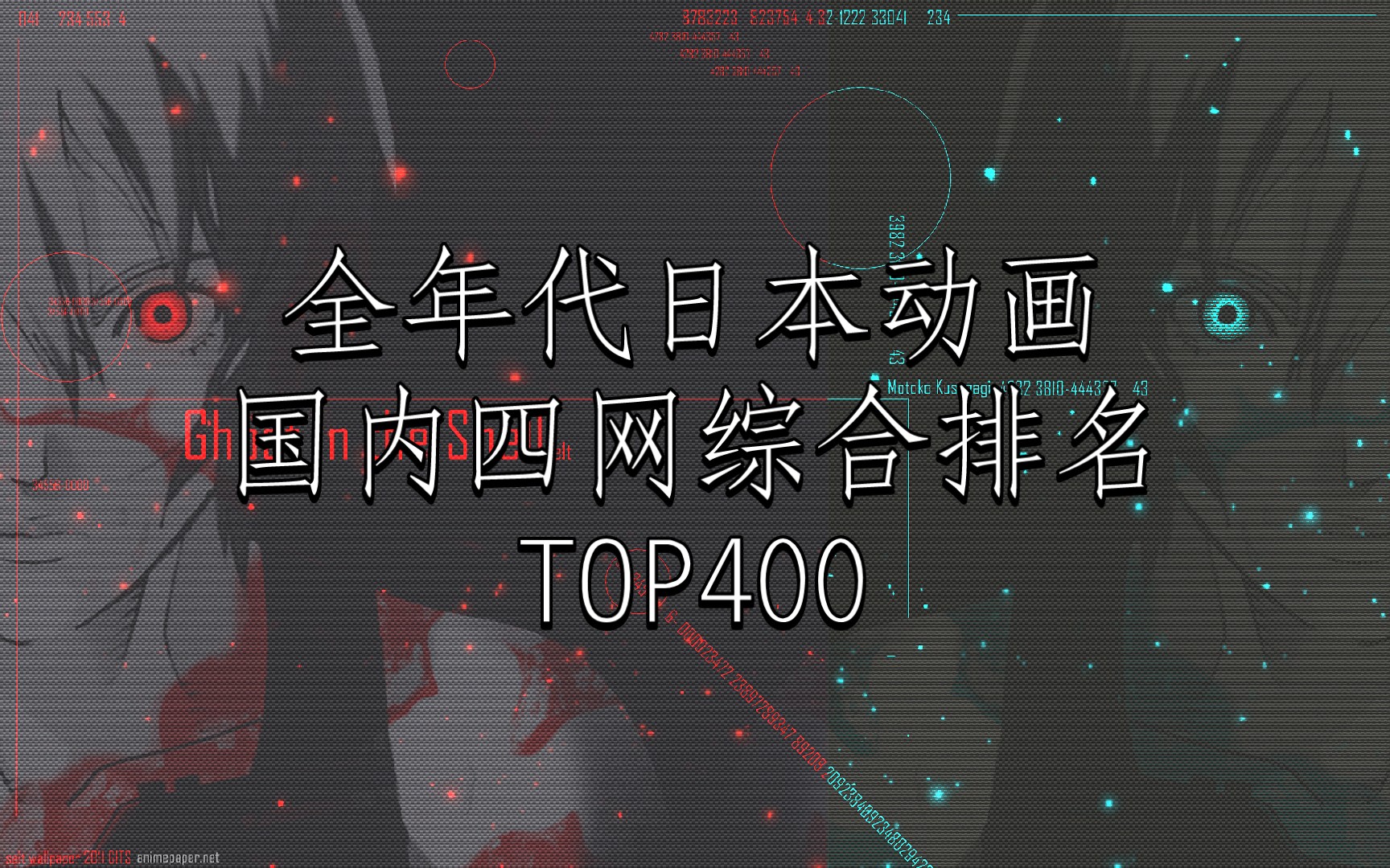 【排行向/2022.2】全年代日本动画国内四网综合排名TOP400(完整版)哔哩哔哩bilibili