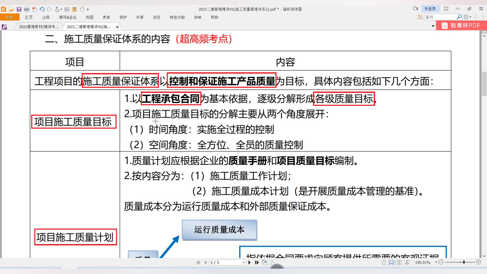 [图]T2021二建管理精讲41(施工质量管理体系1)