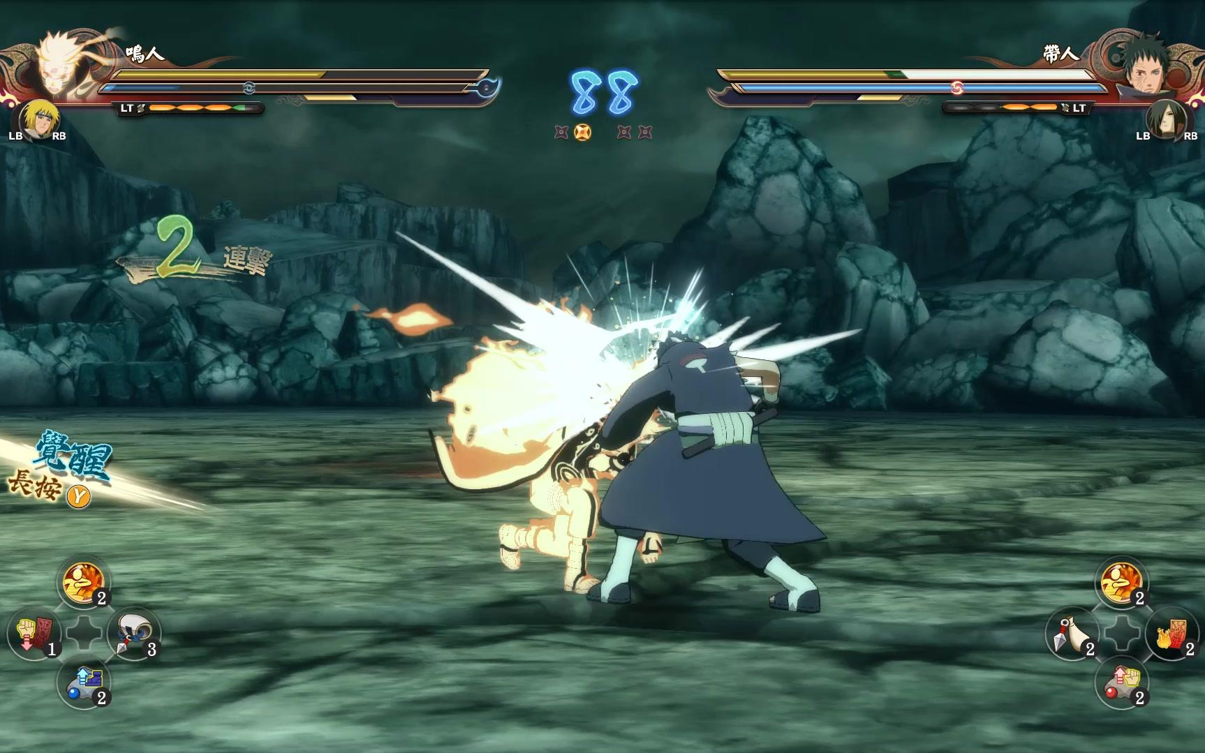 还原第四次忍界大战鸣人父子对抗斑和带土