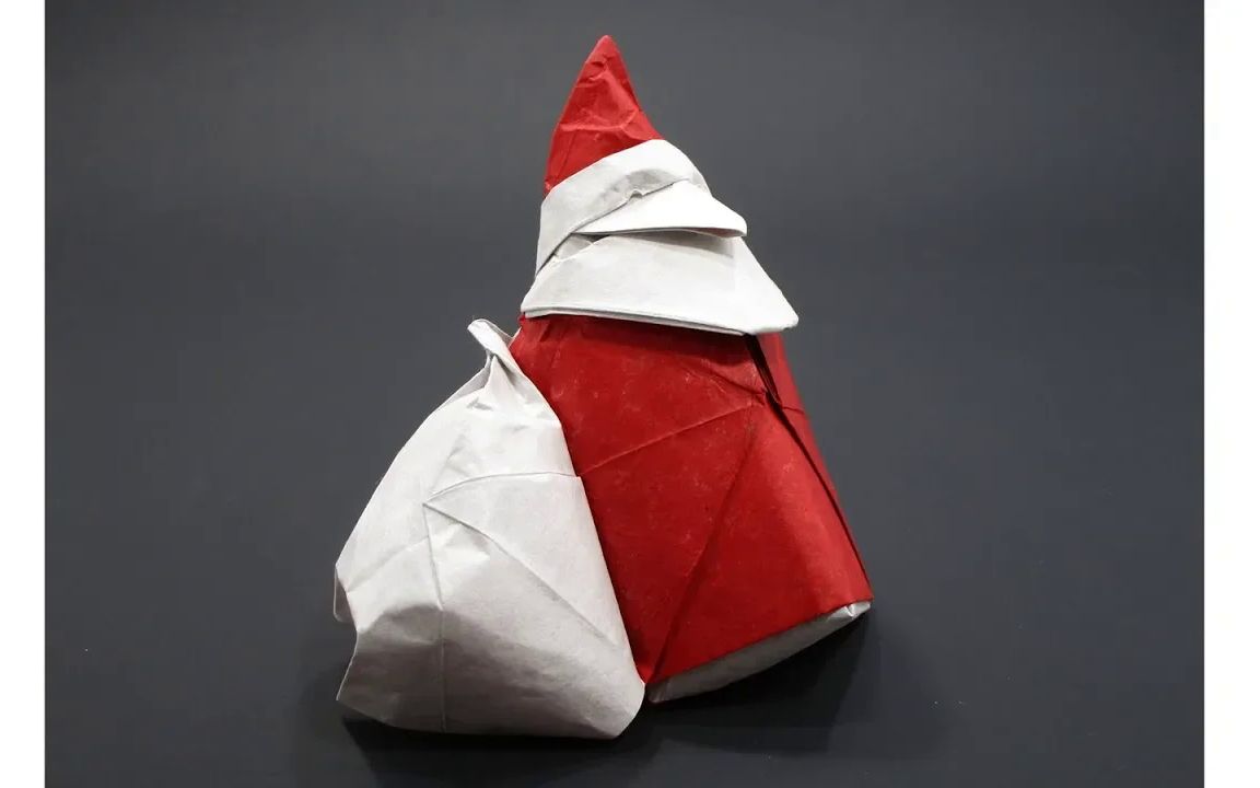 圣诞老人折纸教程图片