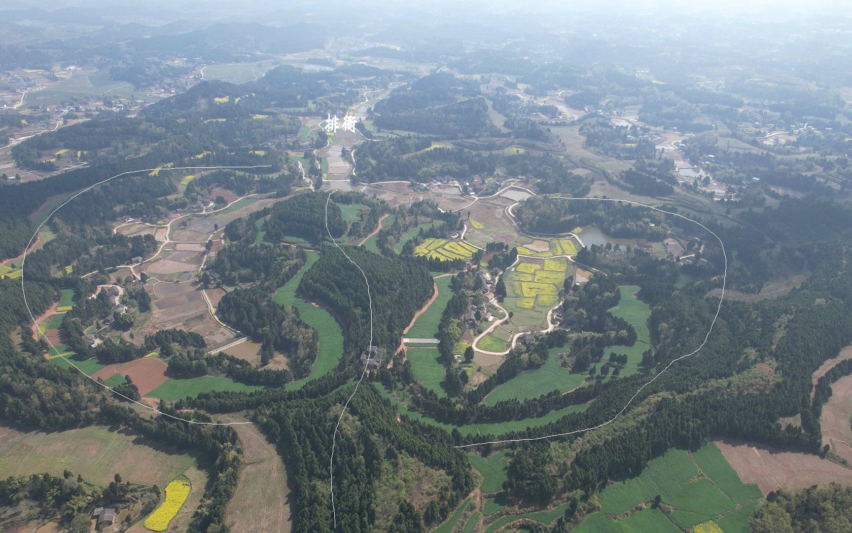 [图]龙虎两排衙，富贵播京华，这里真的结风水大地吗？