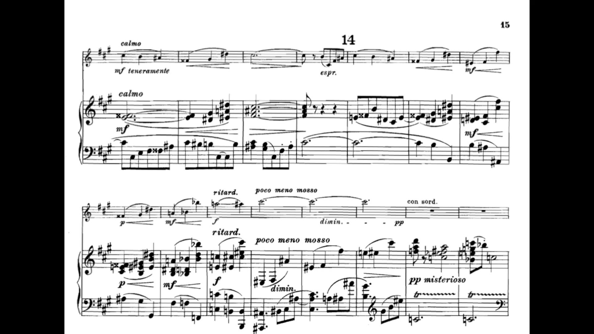 [图]【全网首发】【布鲁诺·瓦尔特】A大调第一小提琴奏鸣曲【曲谱同步】