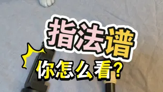 采访一下大家对于“指法谱”的看法