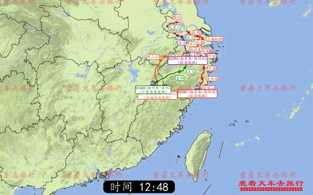 南京到深圳的N条高铁/动车线路,只有你想不到,没有它走不到!哔哩哔哩bilibili