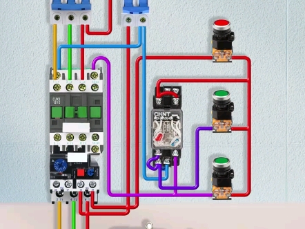 点动加自锁线路接线