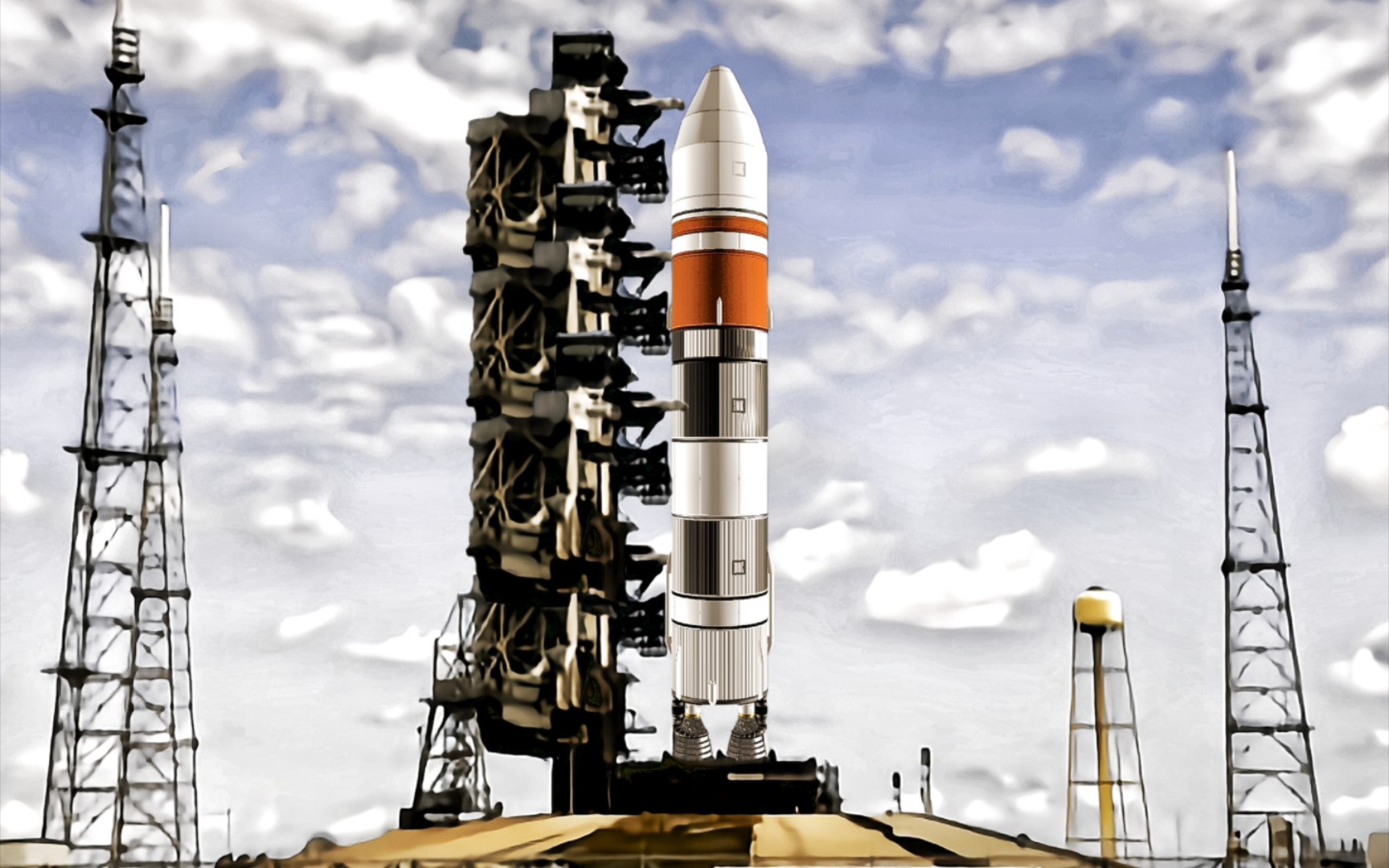 【简单火箭2】贾维斯中型运载火箭,土5的技术 航天飞机的形体