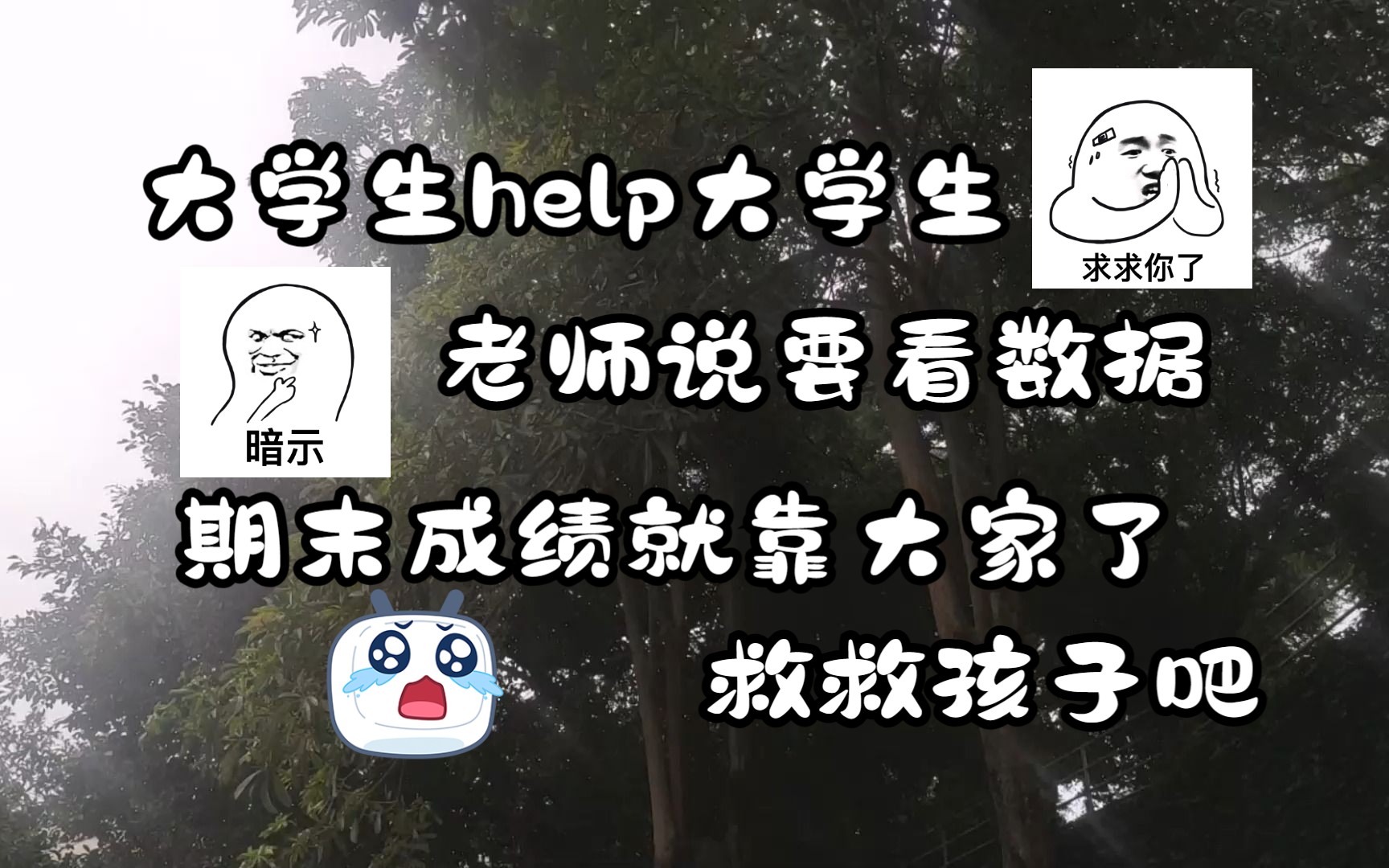 大学生期末作业|随便喷|只求各位看一看,点点赞,不想挂科啊【表情】【表情】哔哩哔哩bilibili