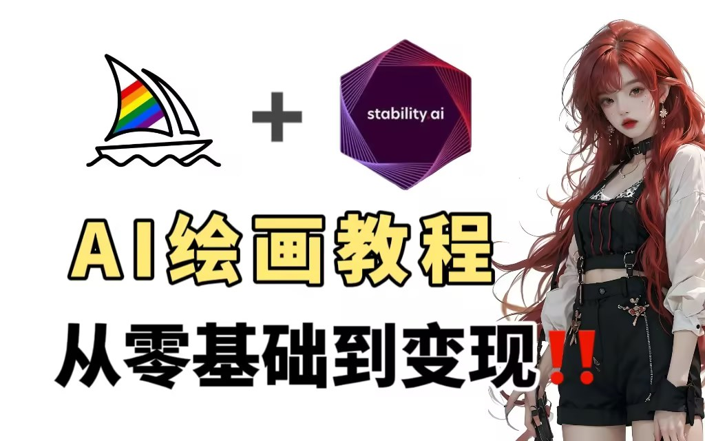 【2024最新sd mj教程】ai绘画零基础到进阶保姆级教程!学这一套就够了