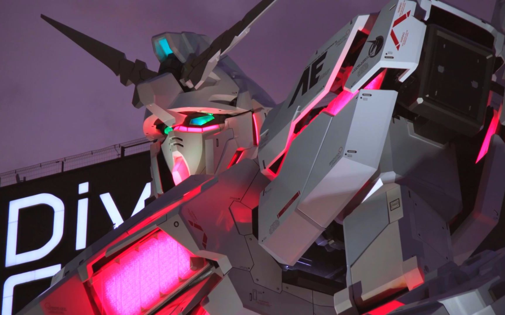 【台场独角兽高达】正式版(前半实拍 后半夜场演出)2017/9/24