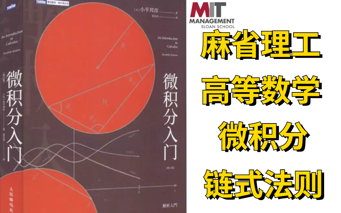 【麻省理工】大学不会的数学在这都能听懂,全站最好的微积分课程,圈内大牛带你恶补高等数学专业知识高等数学/微积分/线性代数/概率论/链式法则/空间...