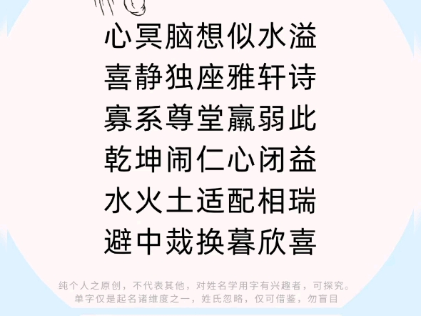 起名用字,添字解析,锦上添花,学会了可自已取名改名哔哩哔哩bilibili