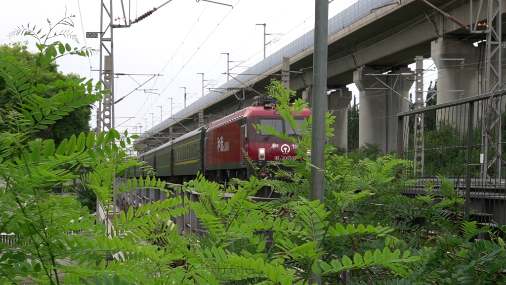 梦回2020hxd3d0504牵引k336次天津一号楼接近