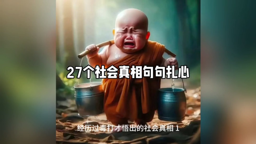 早该知道的27个社会真相!早看透,少挨揍!哔哩哔哩bilibili