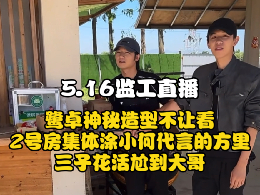 5.16监工直播|二号房集体涂小何代言的方里|二哥神秘造型不让看|十个勤天5.18直播活动意义非凡〔种地第169天〕哔哩哔哩bilibili