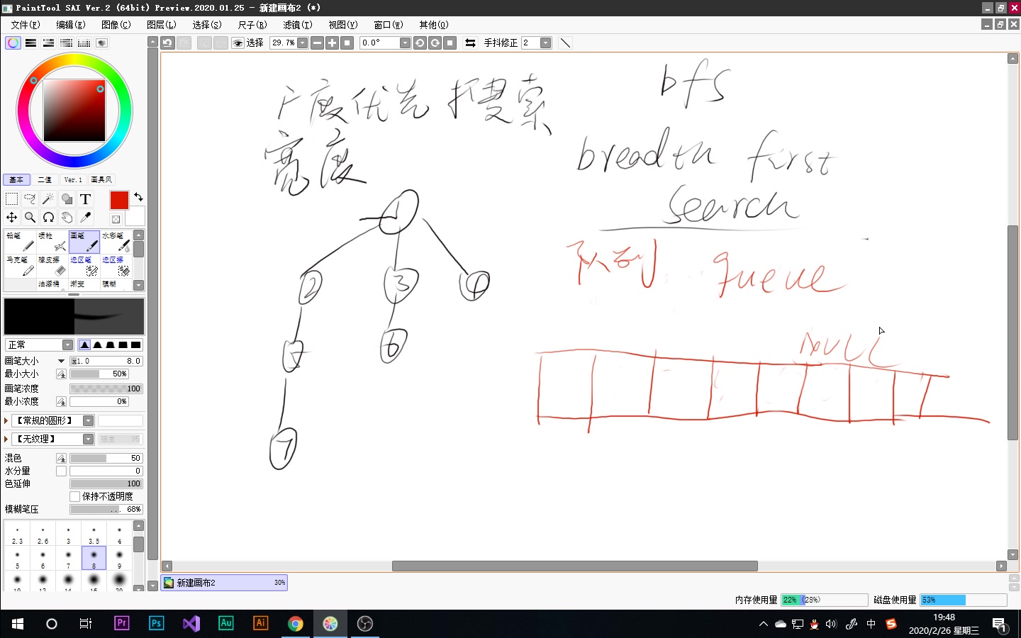 [图]【图论】广度优先搜索(bfs)