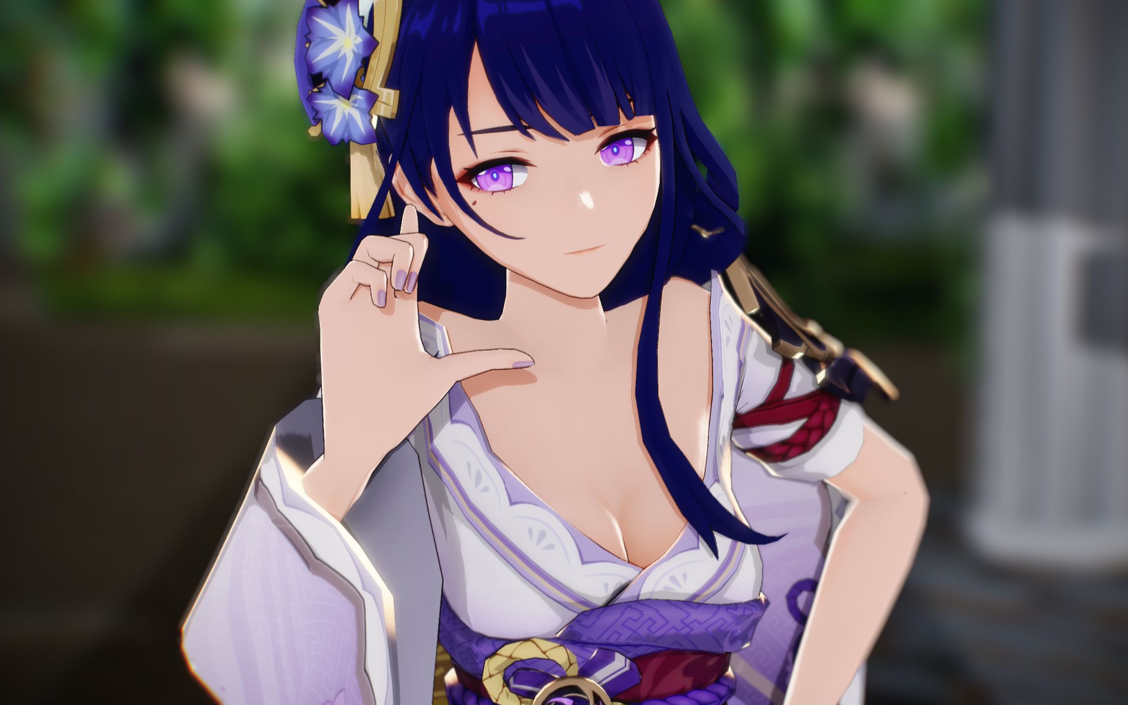 【4k/原神mmd】雷电将军对旅行者使用了眩晕攻击,效果拔群.