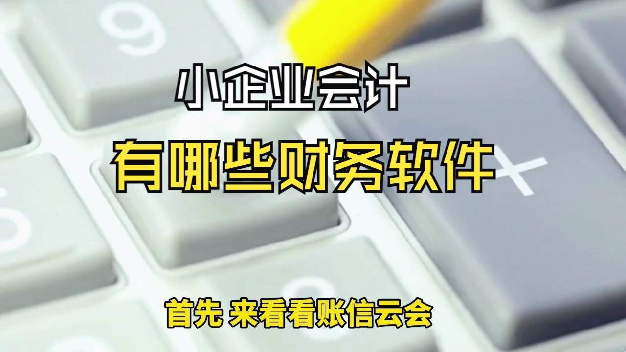 智能财务软件用什么?小企业会计财务软件7个实用功能哔哩哔哩bilibili