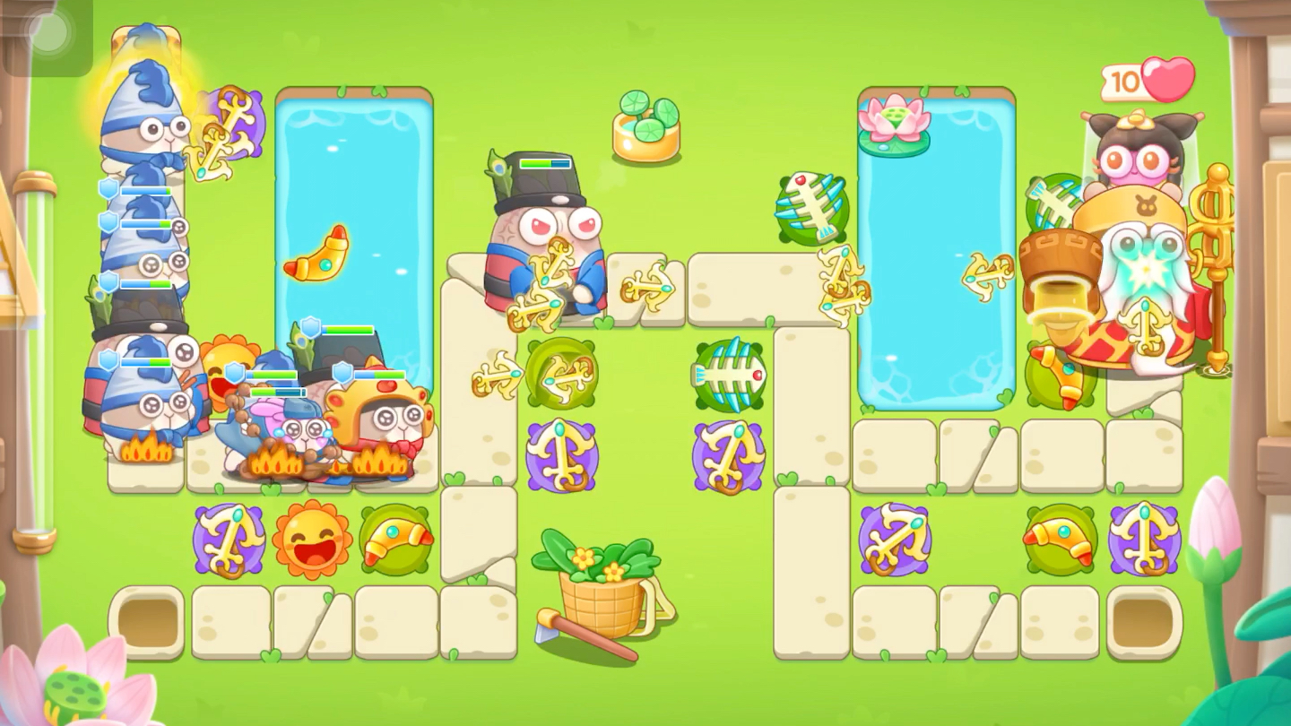 保卫萝卜4新白萝卜传奇 第40关 金萝卜全清_手机游戏热门视频