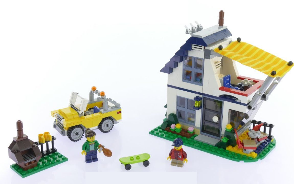 乐高 lego 31052 创意百变3合1 度假小屋 2016速拼评测