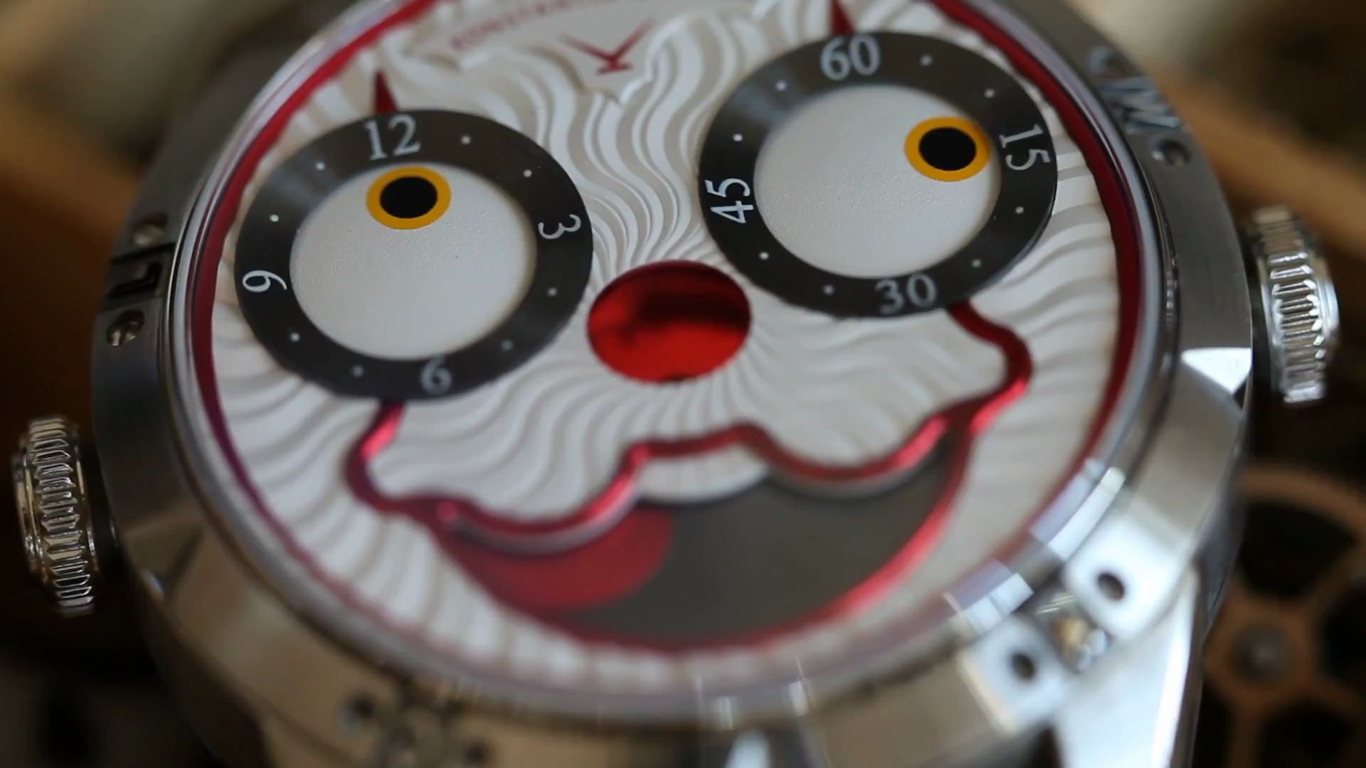 康斯坦丁查金小丑手表clownwatchbykonstantinchaykin