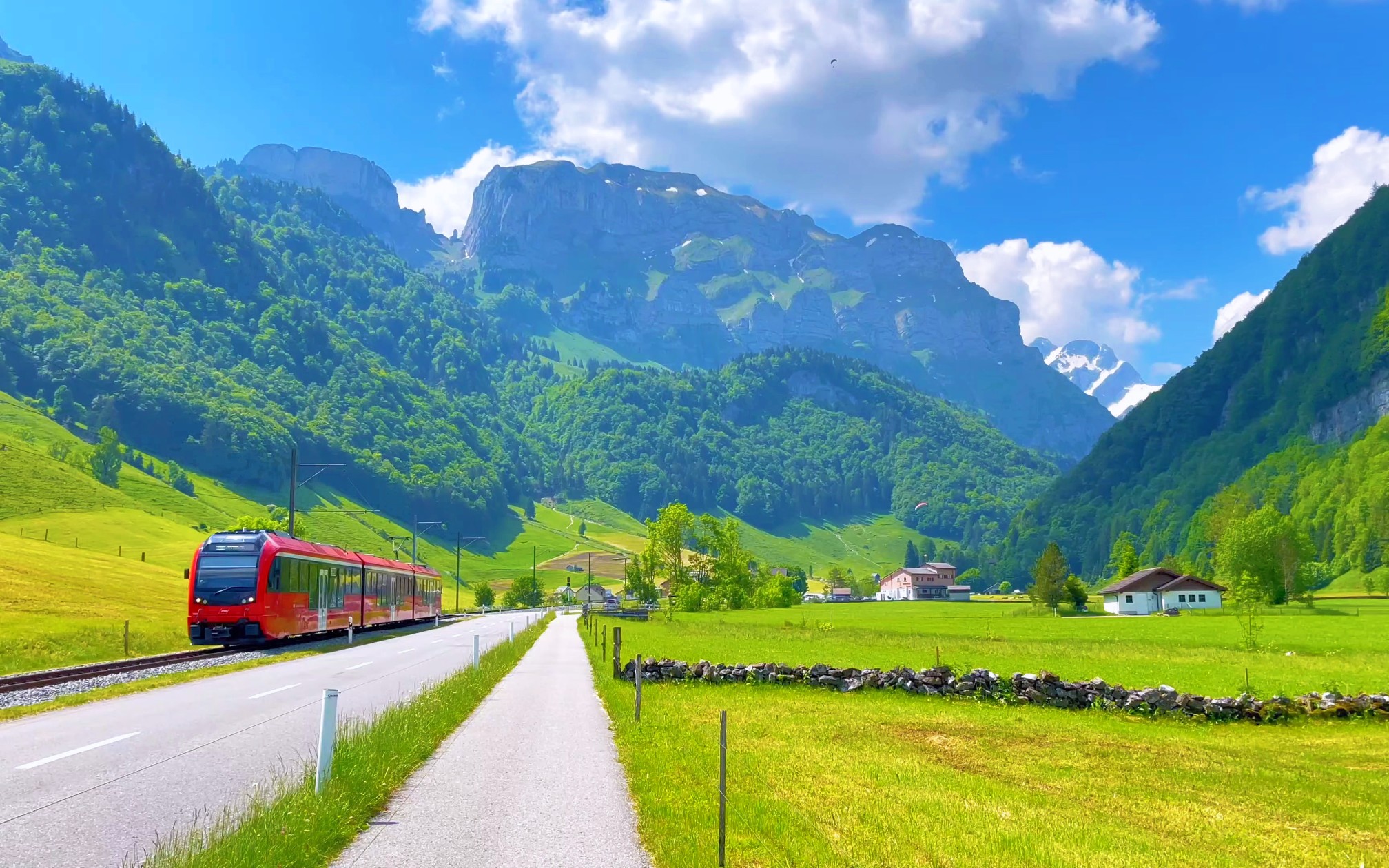 【4k】瑞士秘境 埃贝纳普 这里可以让你忘记一切烦恼!