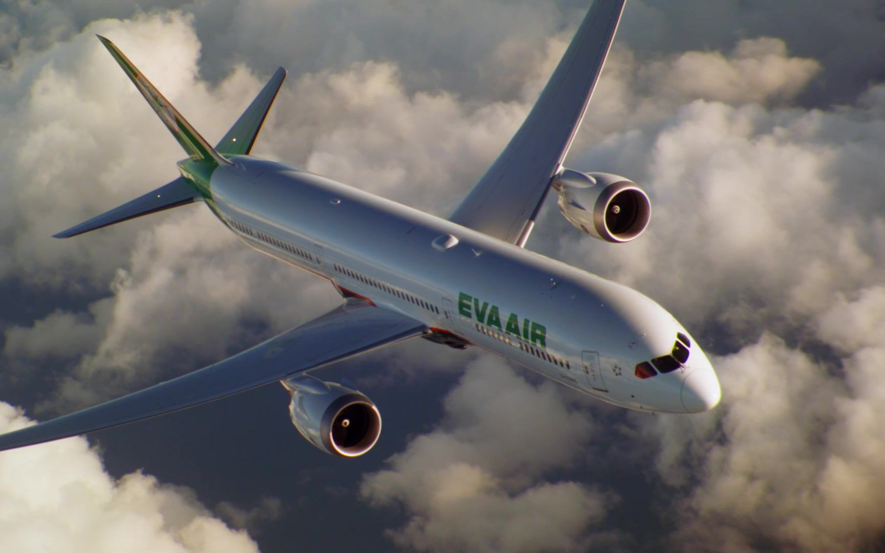 长荣航空787-10梦想飞机空对空拍摄