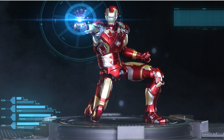 虾米大模王vol02shf超可动钢铁侠mk42