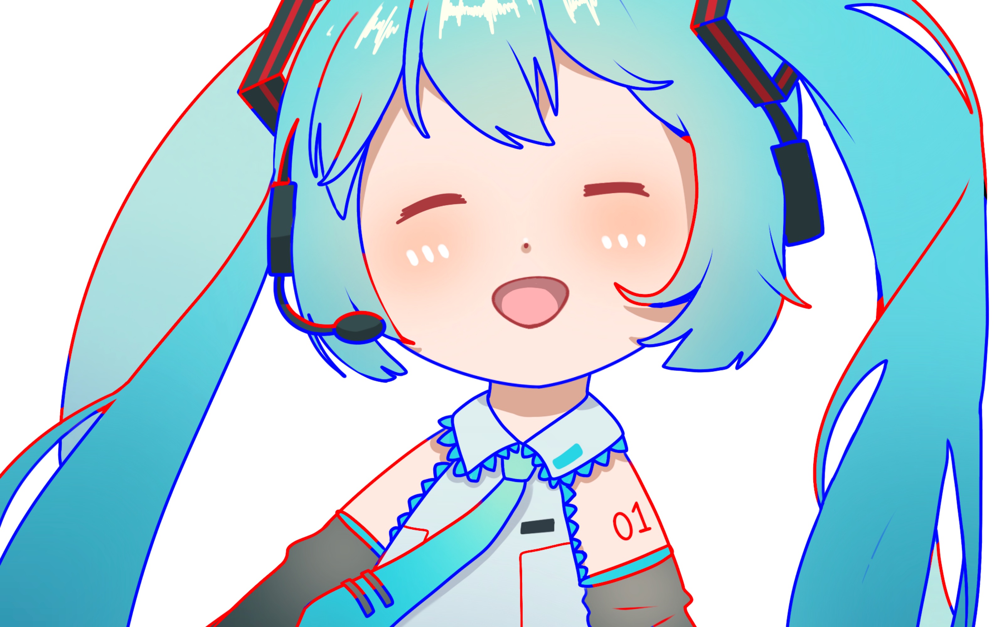 【procreate】miku醬生日快樂!