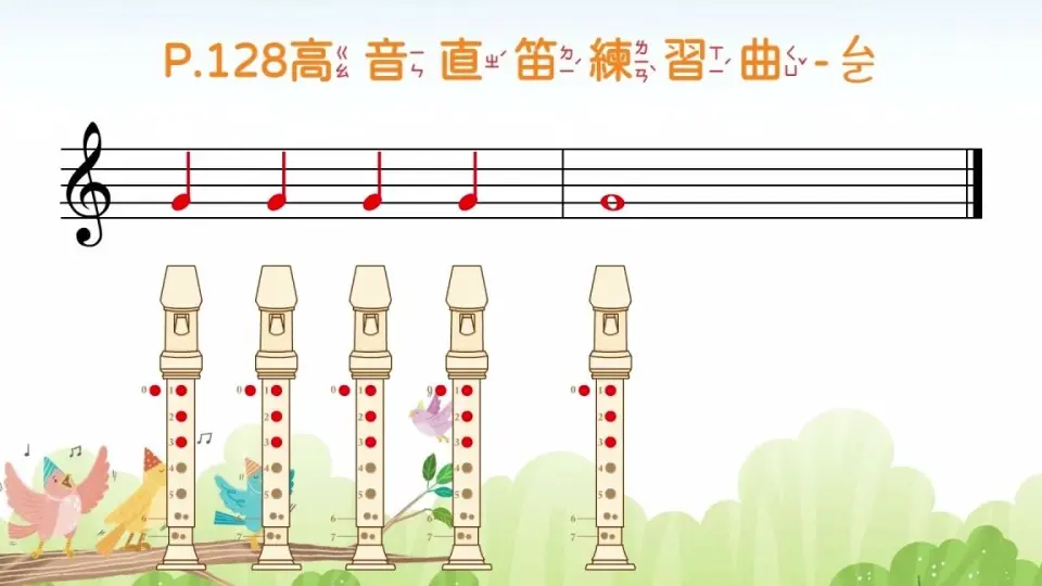 艺术第三册58-P128直笛練習曲ㄙㄛ-曲目1演奏版_哔哩哔哩_bilibili