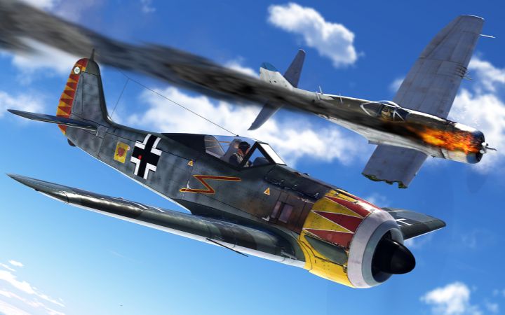 战争雷霆fw190a5用最弱的机干最骚的事jg302