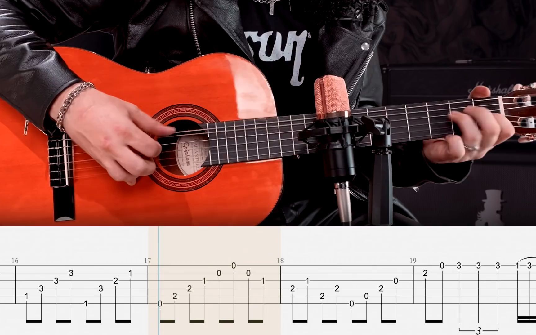 【吉他谱】枪花吉他手slash 经典名曲- anastasia