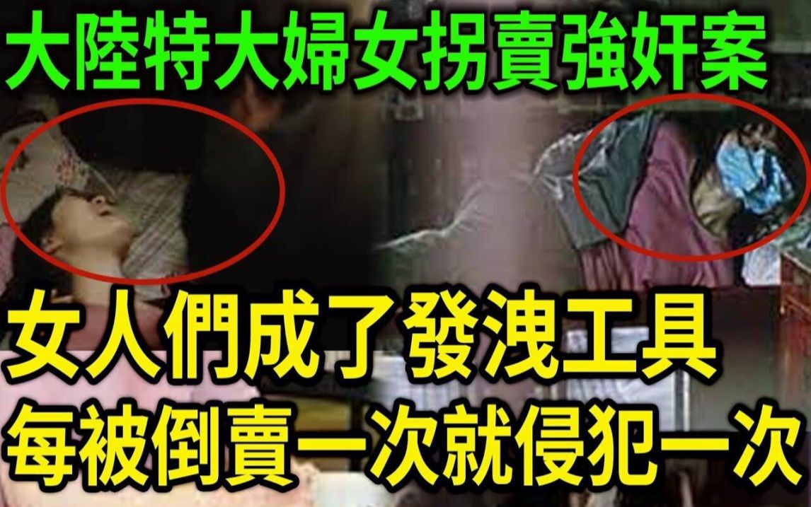 大案纪实丨道德沦丧的必然结果!大陆特大妇女拐卖强J案!女人们成了发泄工具,每被倒卖一次就被侵犯一次!哔哩哔哩bilibili