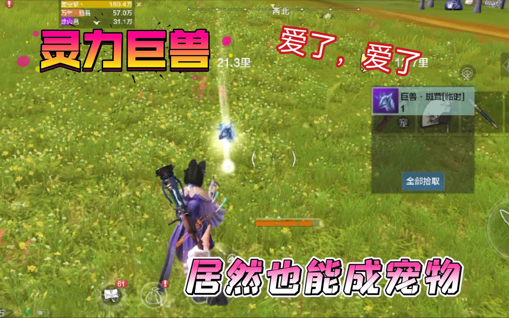 【妄想山海】星空紫: 万年伴生灵力巨兽,居然也能成为宠物?