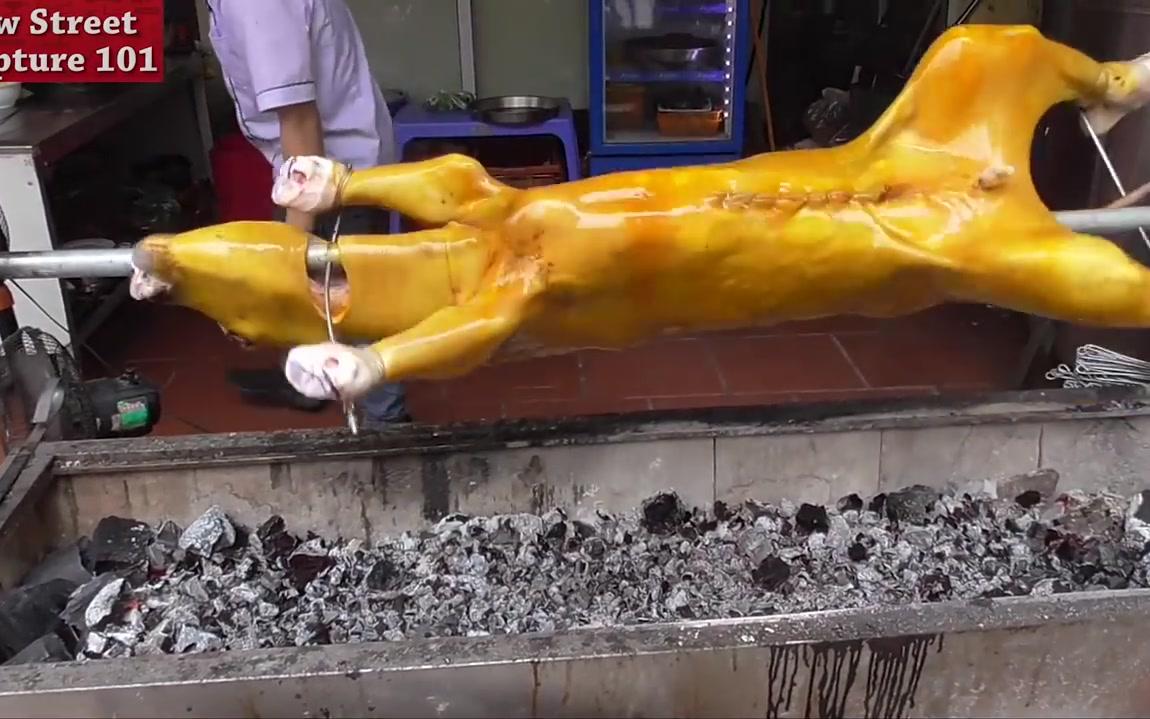 【街头美食/street food】越南:烤乳牛(bbq whole calf)