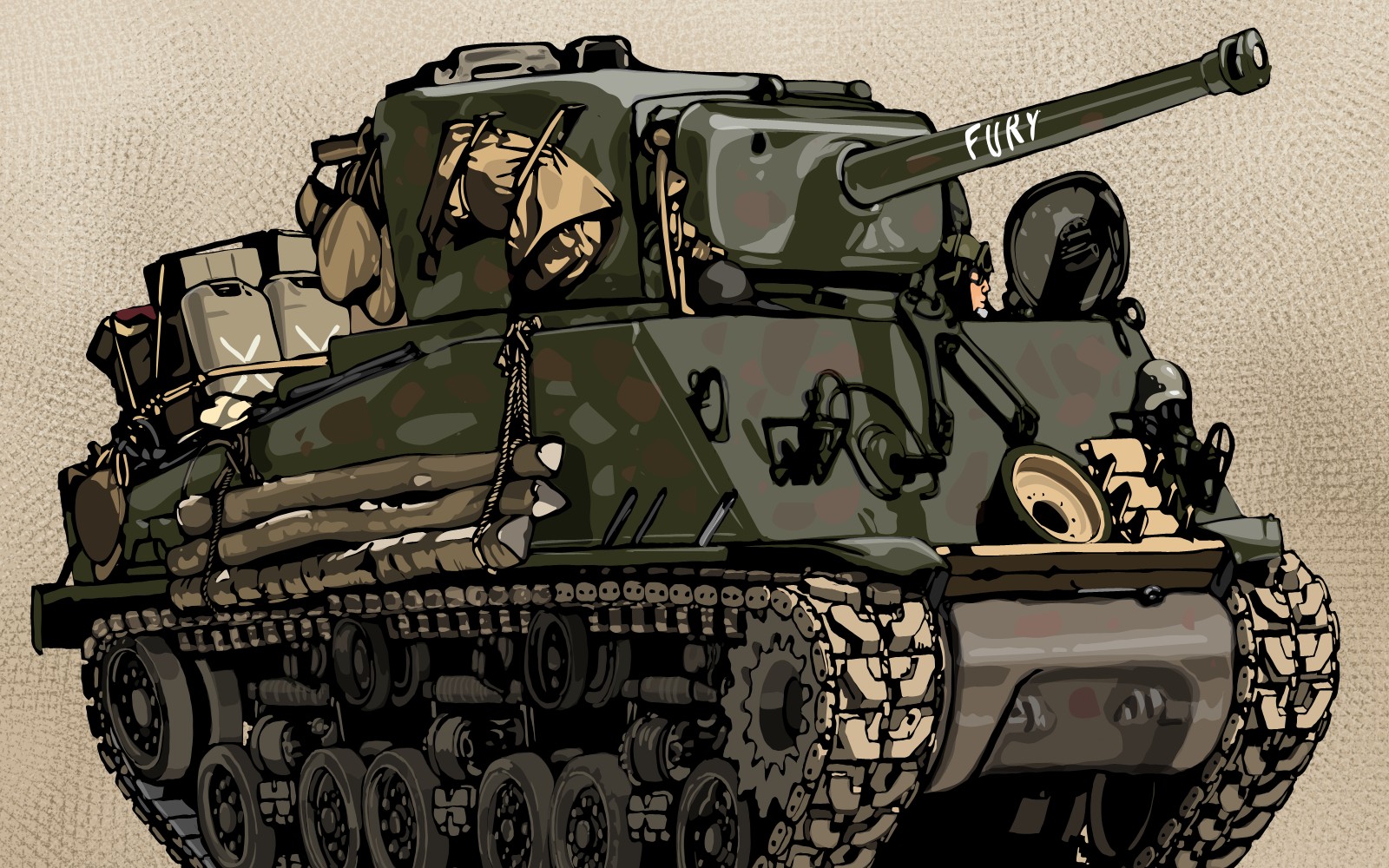 使命召唤14谢尔曼坦克