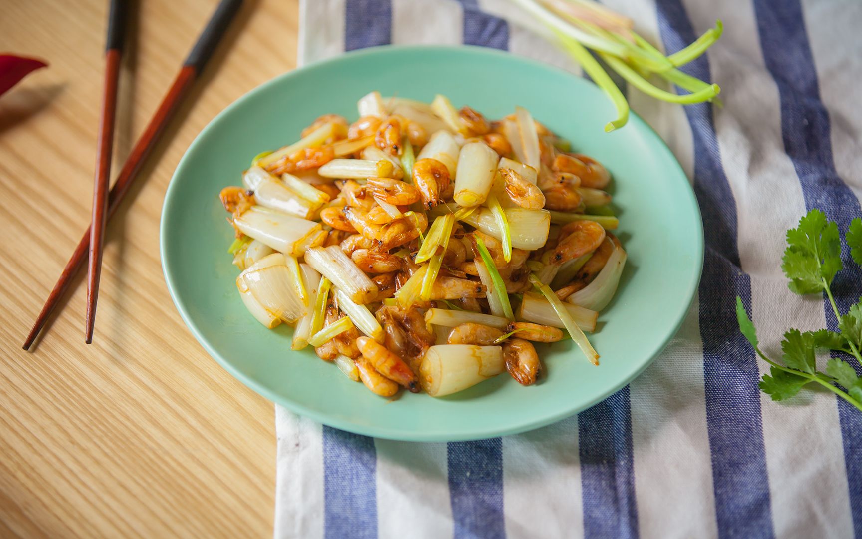 【筷子频道】河虾炒荞菜