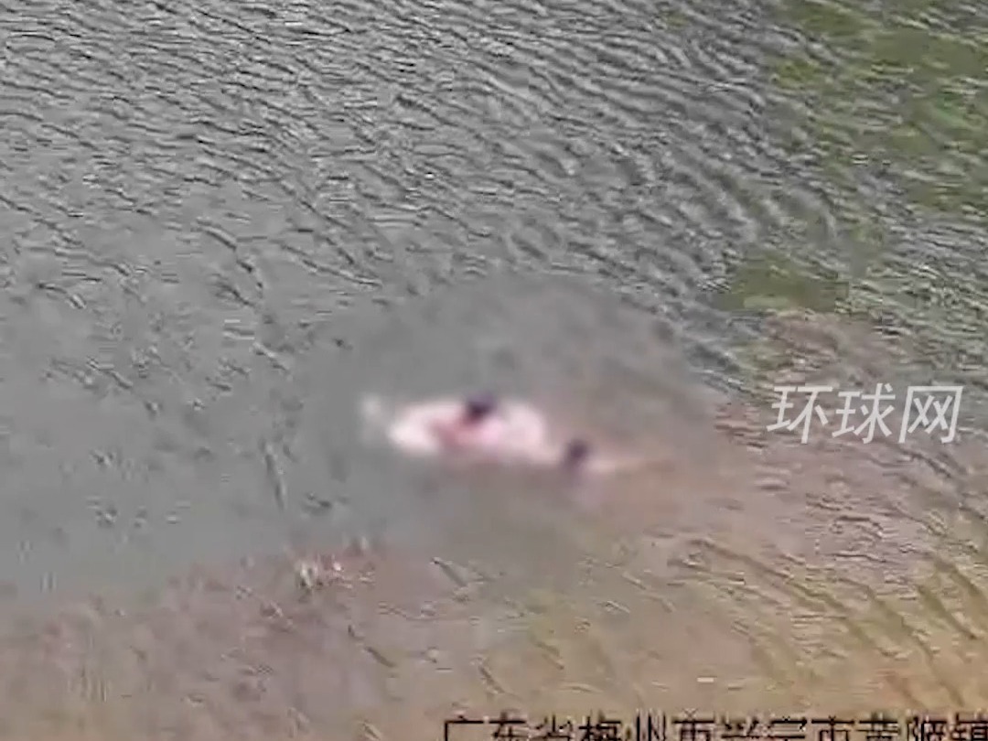 梅州两名小孩疑似水库野泳溺水身亡,监控记录整个过程